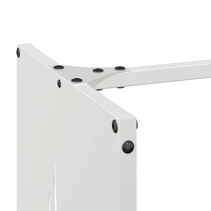 Firewood Rack White 40x30x80 cm Cold-rolled steel
