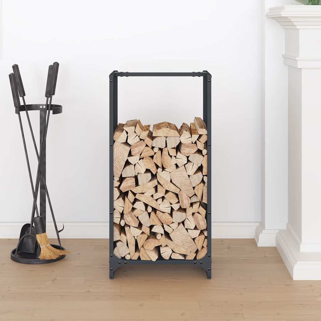 Firewood Rack Anthracite 40x30x80 cm Cold-rolled steel