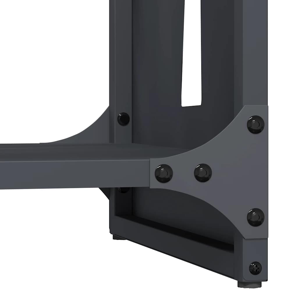 Firewood Rack Anthracite 40x30x80 cm Cold-rolled steel