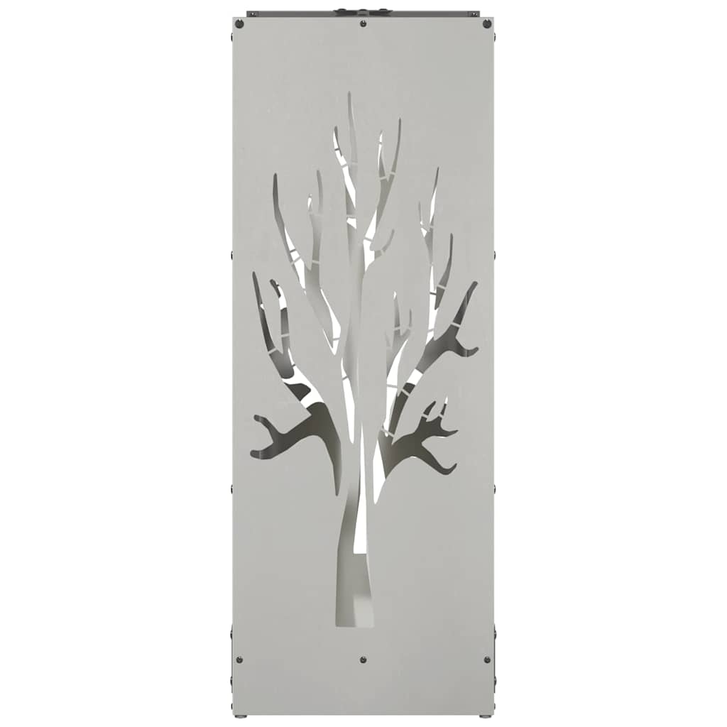 Firewood Rack 40x30x80 cm Stainless Steel