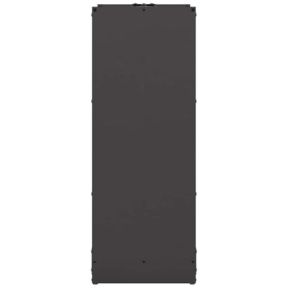 Firewood Rack Black 40x30x80 cm Cold-rolled steel