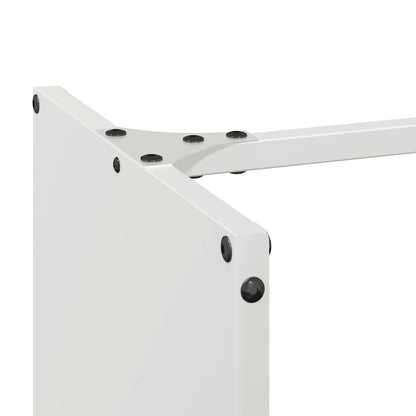 Firewood Rack White 40x30x80 cm Cold-rolled steel