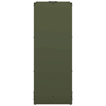 Firewood Rack Olive Green 40x30x80 cm Cold-rolled steel