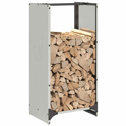Firewood Rack 40x30x80 cm Stainless Steel