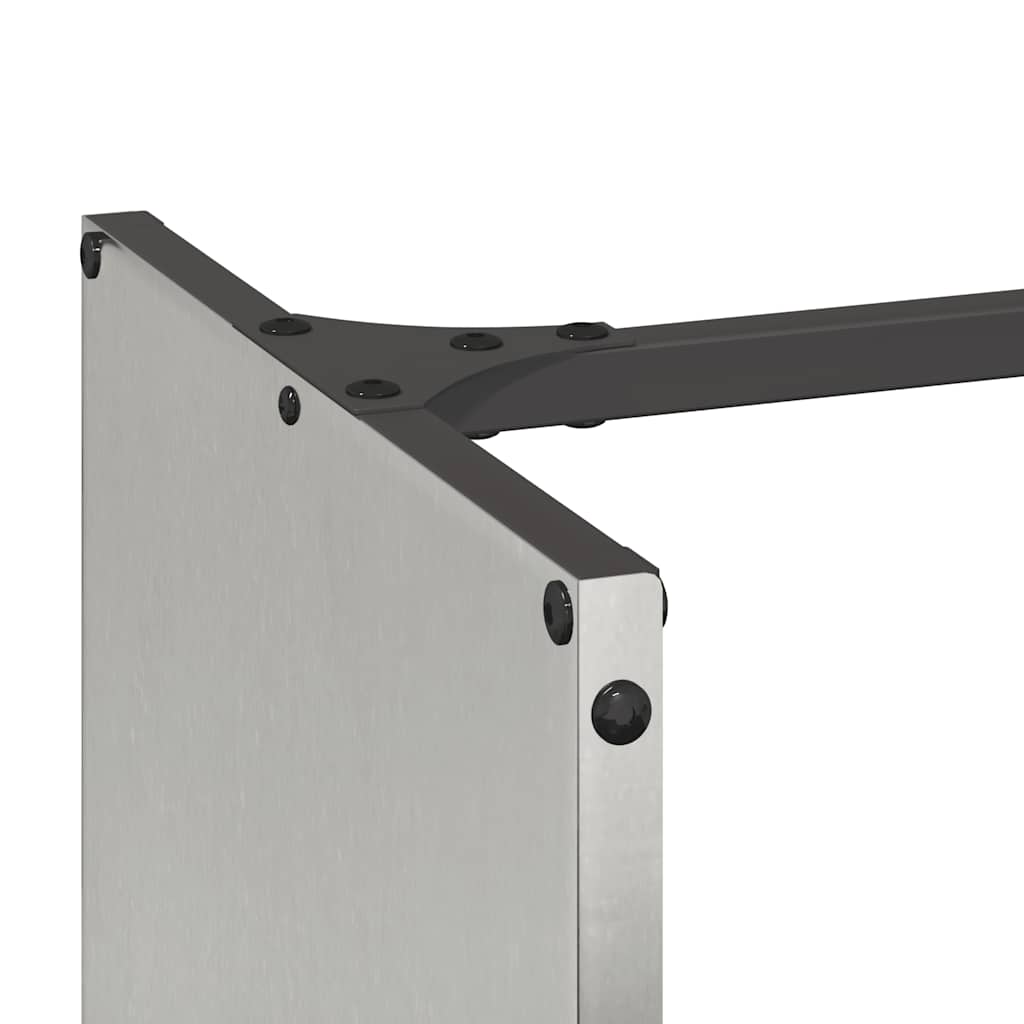 Firewood Rack 40x30x80 cm Stainless Steel