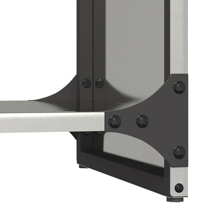 Firewood Rack 40x30x80 cm Stainless Steel