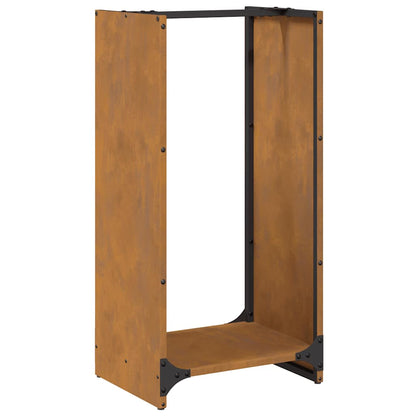 Firewood Rack 40x30x80 cm Weathering Steel