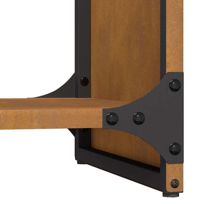 Firewood Rack 40x30x80 cm Weathering Steel