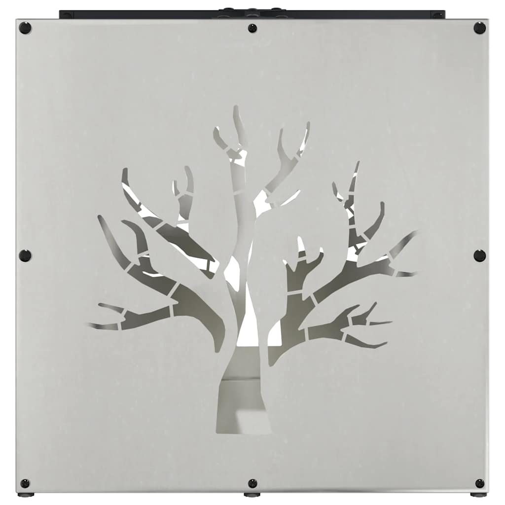 Firewood Rack 40x40x40 cm Stainless Steel