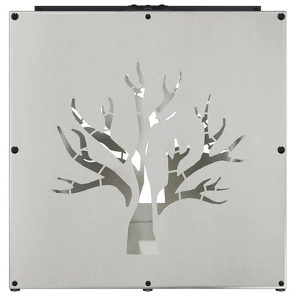 Firewood Rack 40x40x40 cm Stainless Steel