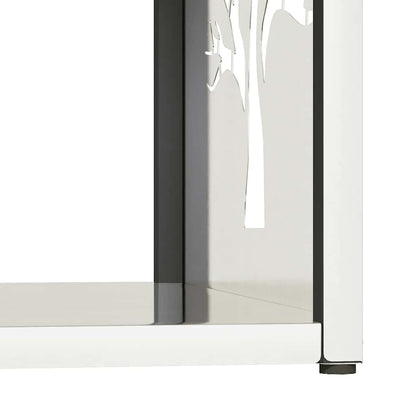 Firewood Rack 40x40x40 cm Stainless Steel