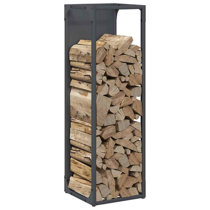 Firewood Rack Anthracite 25x25x80 cm Cold-rolled steel