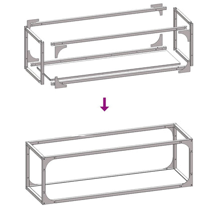 Firewood Rack Olive Green 25x25x80 cm Cold-rolled steel