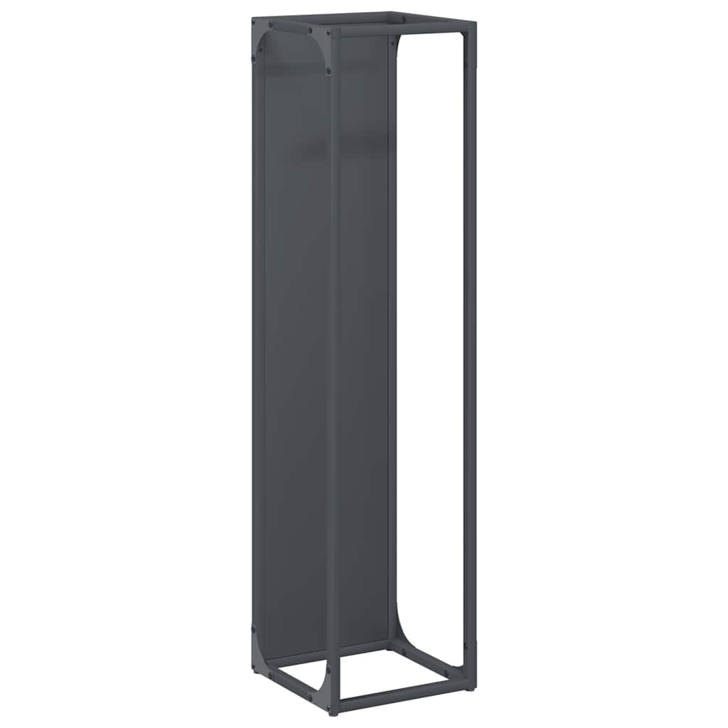 Firewood Rack Anthracite 25x25x100 cm Cold-rolled steel