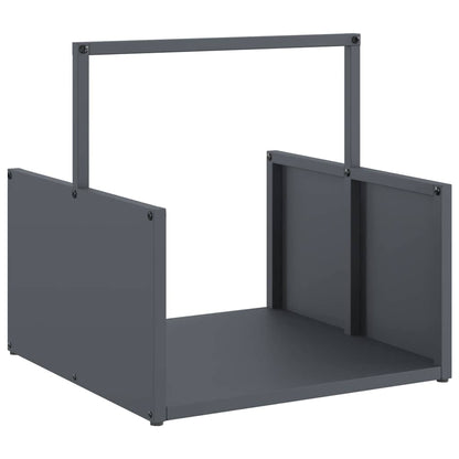 Firewood Rack Anthracite 40x40x40 cm Cold-rolled steel