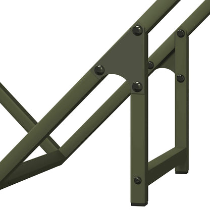 Firewood Rack Olive Green 50x25x50 cm Cold-rolled steel