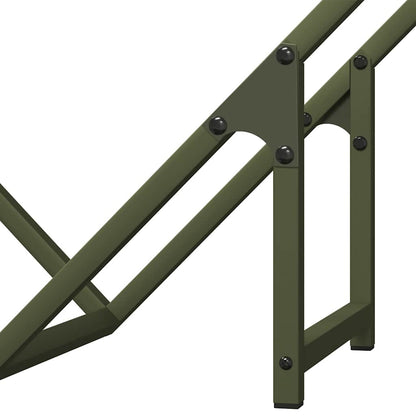 Firewood Rack Olive Green 60x25x60 cm Cold-rolled steel