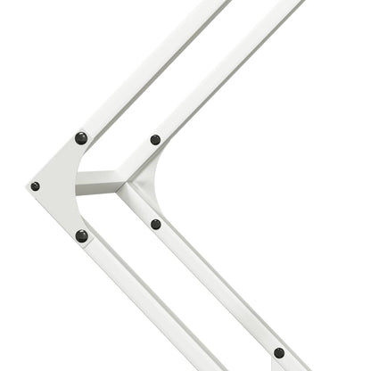 Firewood Rack White 80x25x80 cm Cold-rolled steel