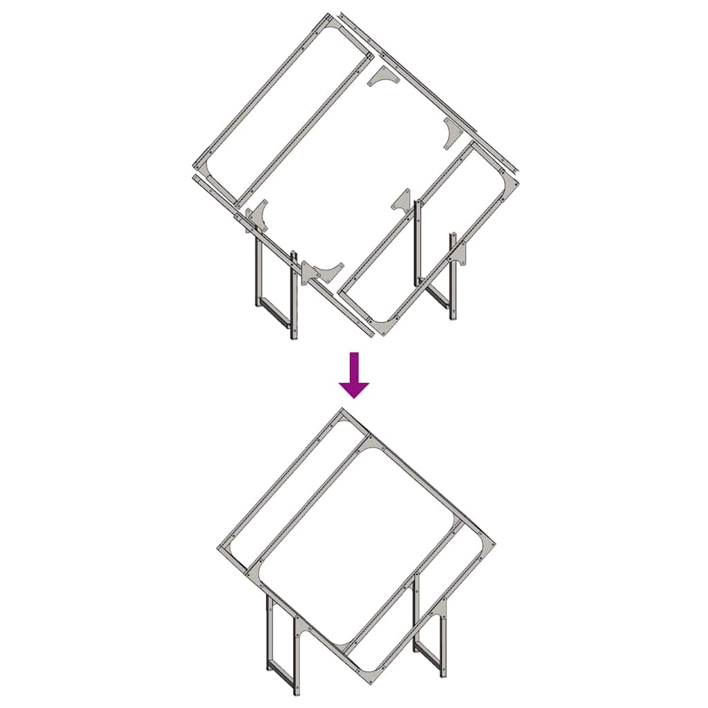 Firewood Rack White 80x25x80 cm Cold-rolled steel