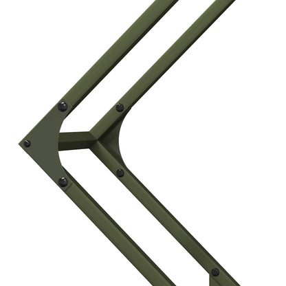 Firewood Rack Olive Green 80x25x80 cm Cold-rolled steel