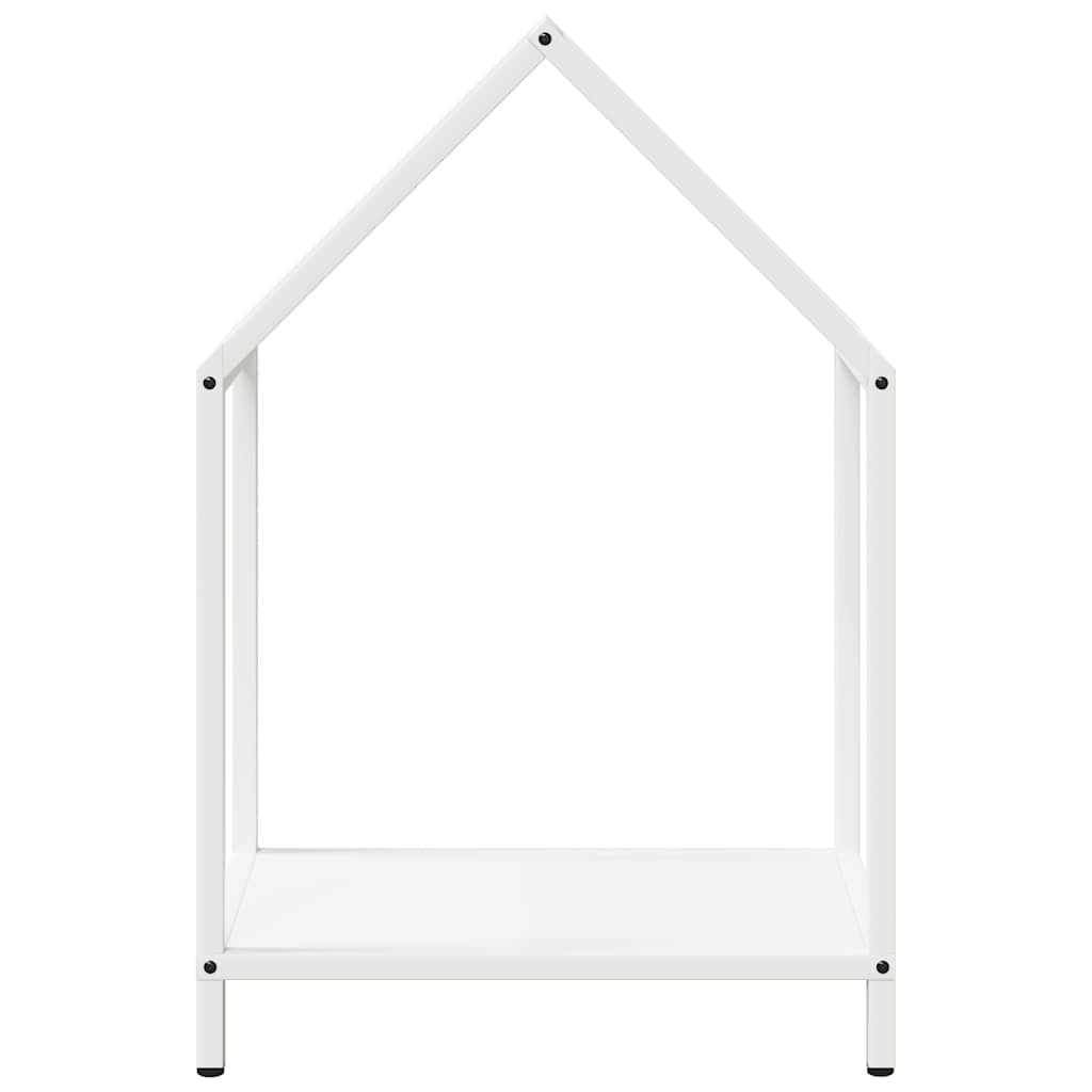 Firewood Rack White 40x25x60 cm Cold-rolled steel