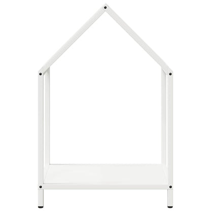 Firewood Rack White 40x25x60 cm Cold-rolled steel