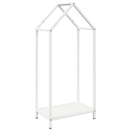 Firewood Rack White 40x25x90 cm Cold-rolled steel