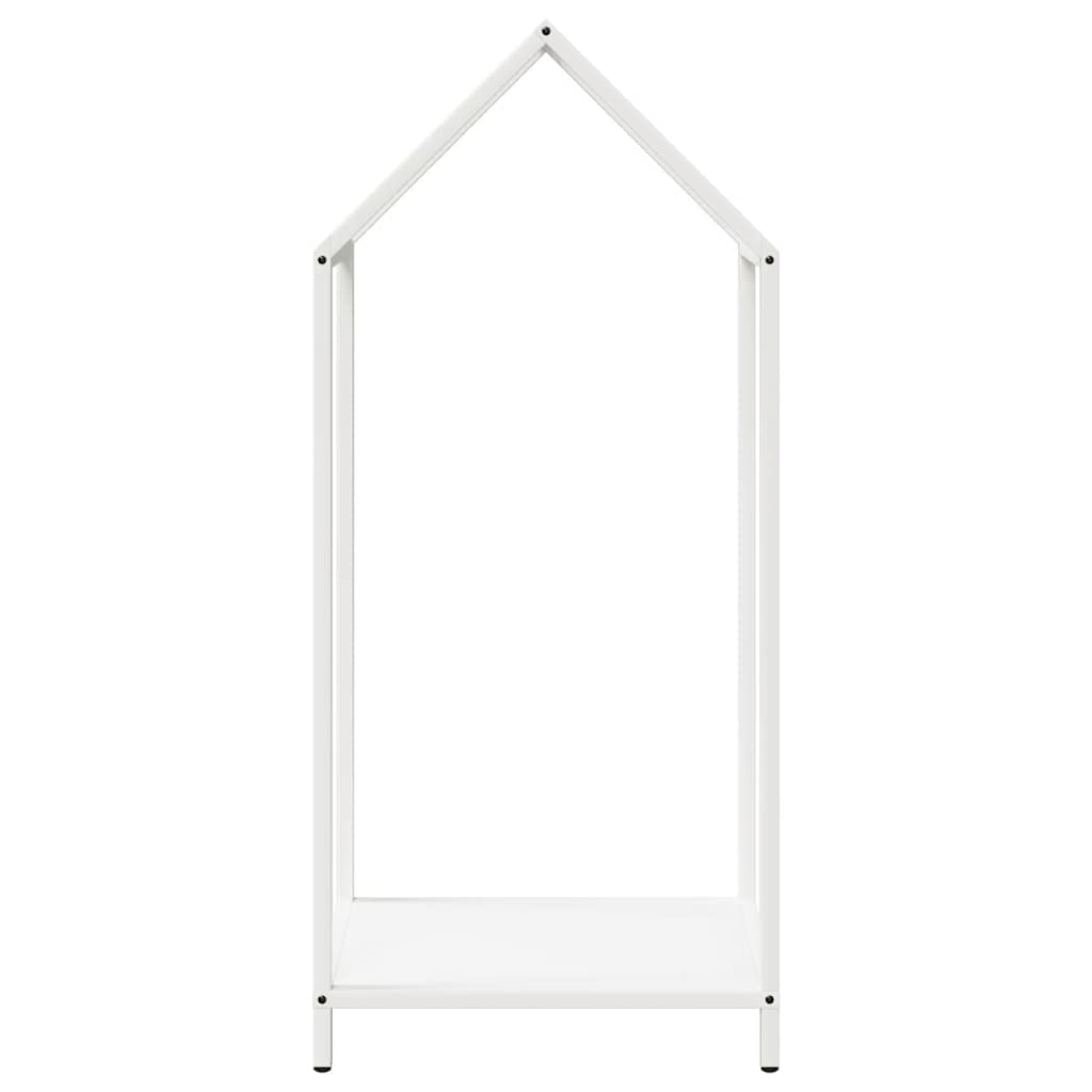 Firewood Rack White 40x25x90 cm Cold-rolled steel