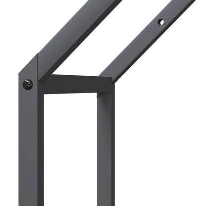 Firewood Rack Anthracite 40x25x90 cm Cold-rolled steel