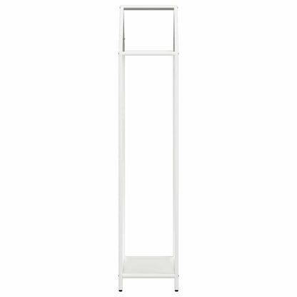 Firewood Rack White 40x25x120 cm Cold-rolled steel