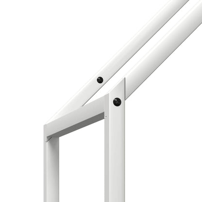 Firewood Rack White 40x25x120 cm Cold-rolled steel