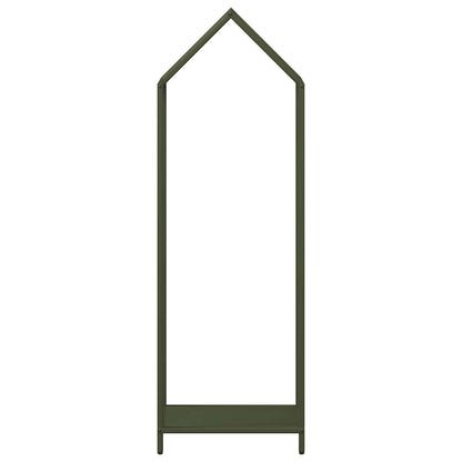 Firewood Rack Olive Green 40x25x120 cm Cold-rolled steel