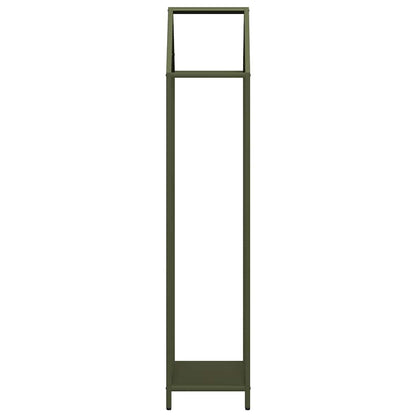 Firewood Rack Olive Green 40x25x120 cm Cold-rolled steel