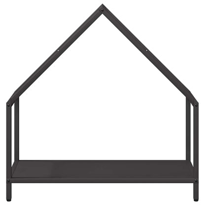 Firewood Rack Black 60x25x60 cm Cold-rolled steel