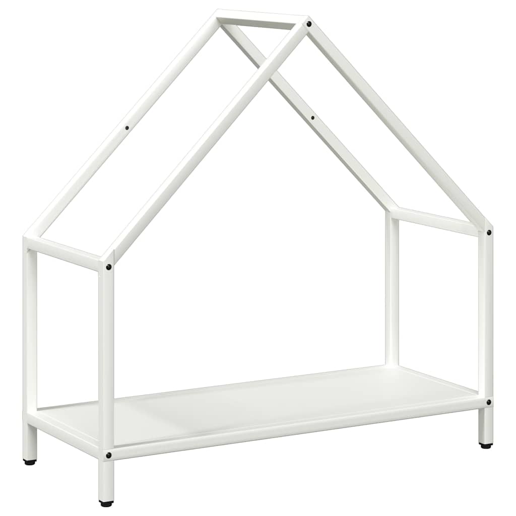 Firewood Rack White 60x25x60 cm Cold-rolled steel