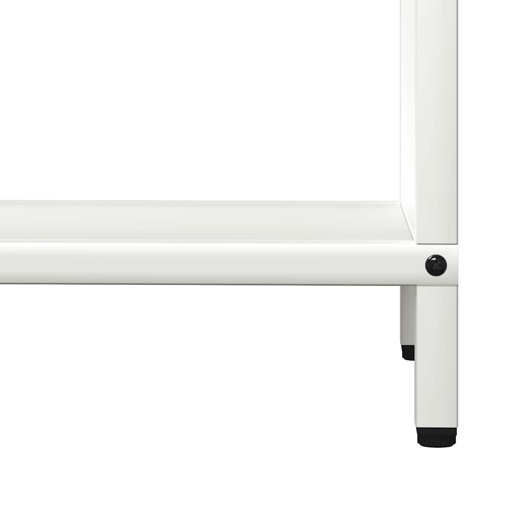 Firewood Rack White 60x25x60 cm Cold-rolled steel