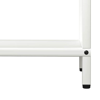 Firewood Rack White 60x25x60 cm Cold-rolled steel