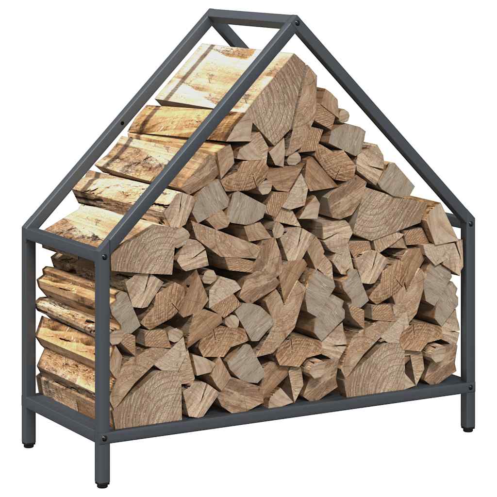 Firewood Rack Anthracite 60x25x60 cm Cold-rolled steel