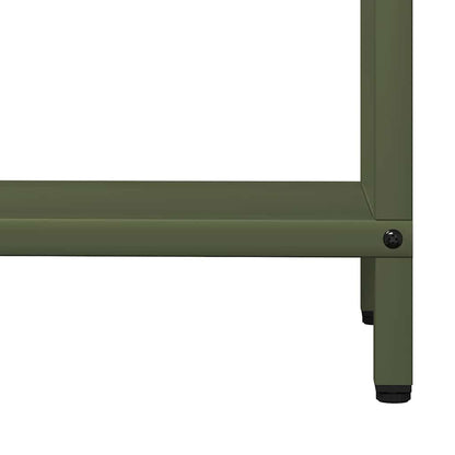 Firewood Rack Olive Green 60x25x60 cm Cold-rolled steel