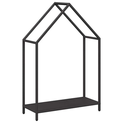 Firewood Rack Black 60x25x90 cm Cold-rolled steel