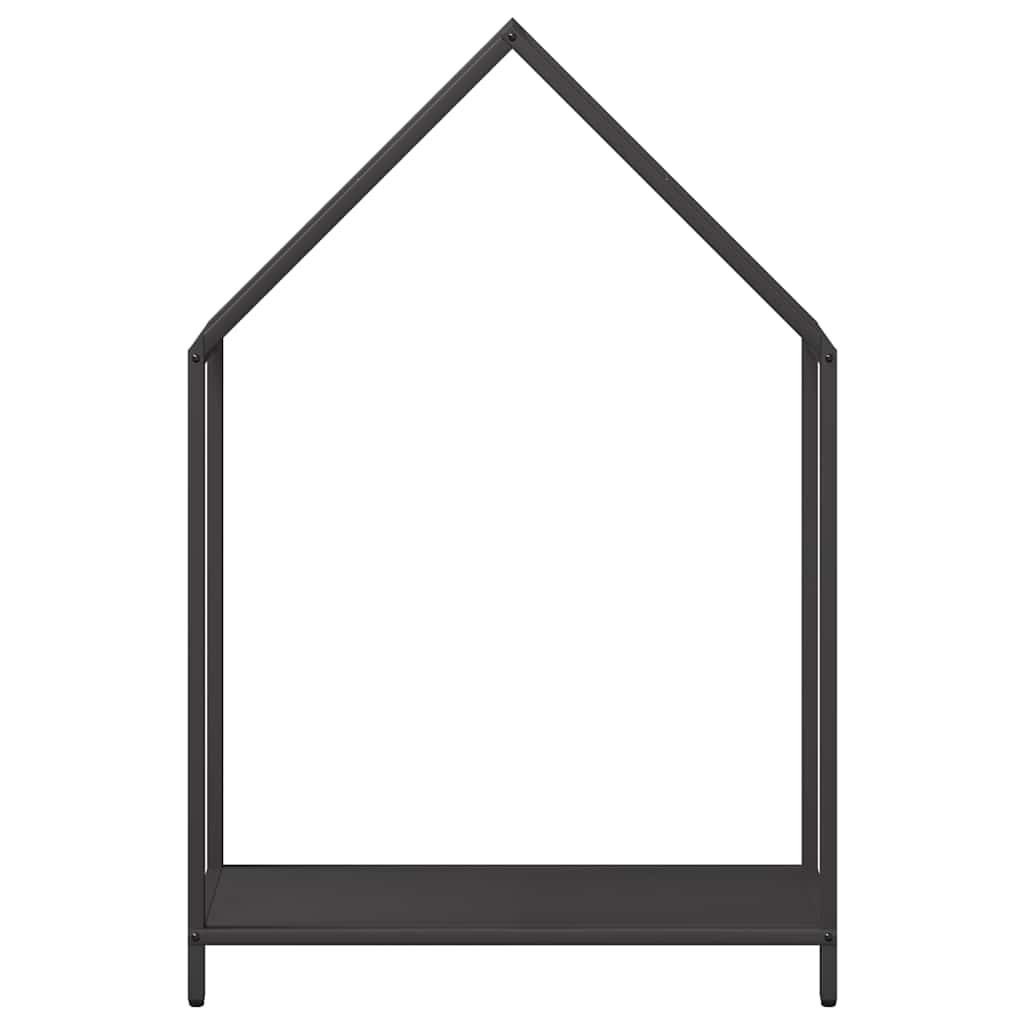 Firewood Rack Black 60x25x90 cm Cold-rolled steel