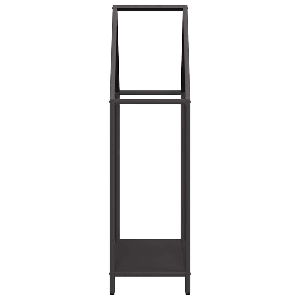 Firewood Rack Black 60x25x90 cm Cold-rolled steel