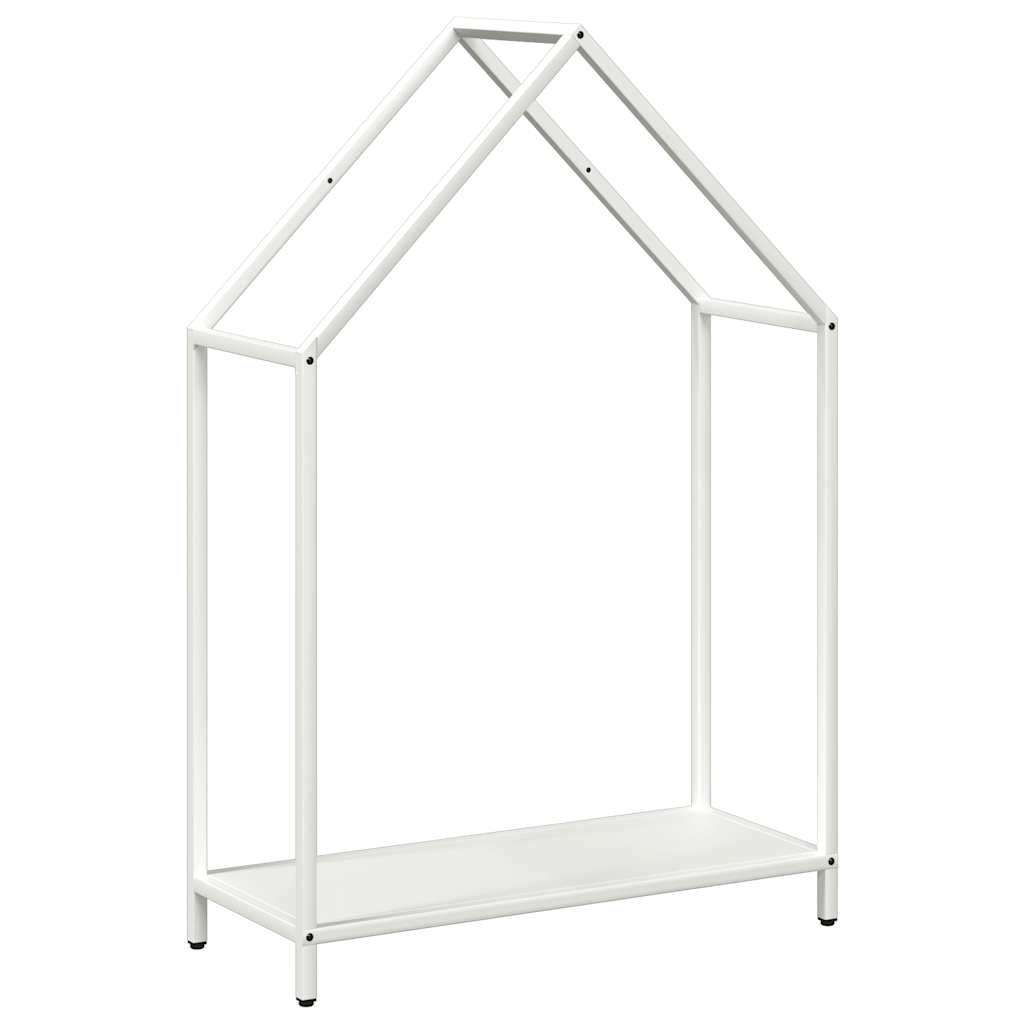 Firewood Rack White 60x25x90 cm Cold-rolled steel