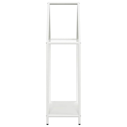 Firewood Rack White 60x25x90 cm Cold-rolled steel