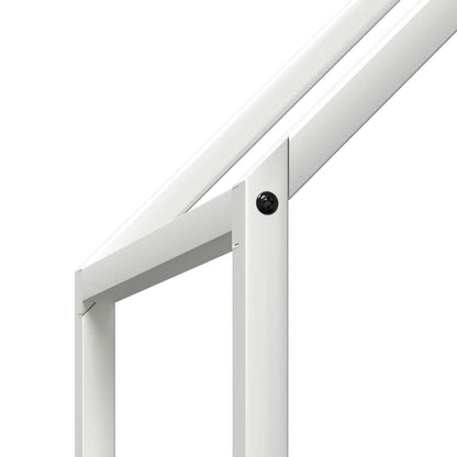 Firewood Rack White 60x25x90 cm Cold-rolled steel