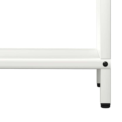 Firewood Rack White 60x25x90 cm Cold-rolled steel