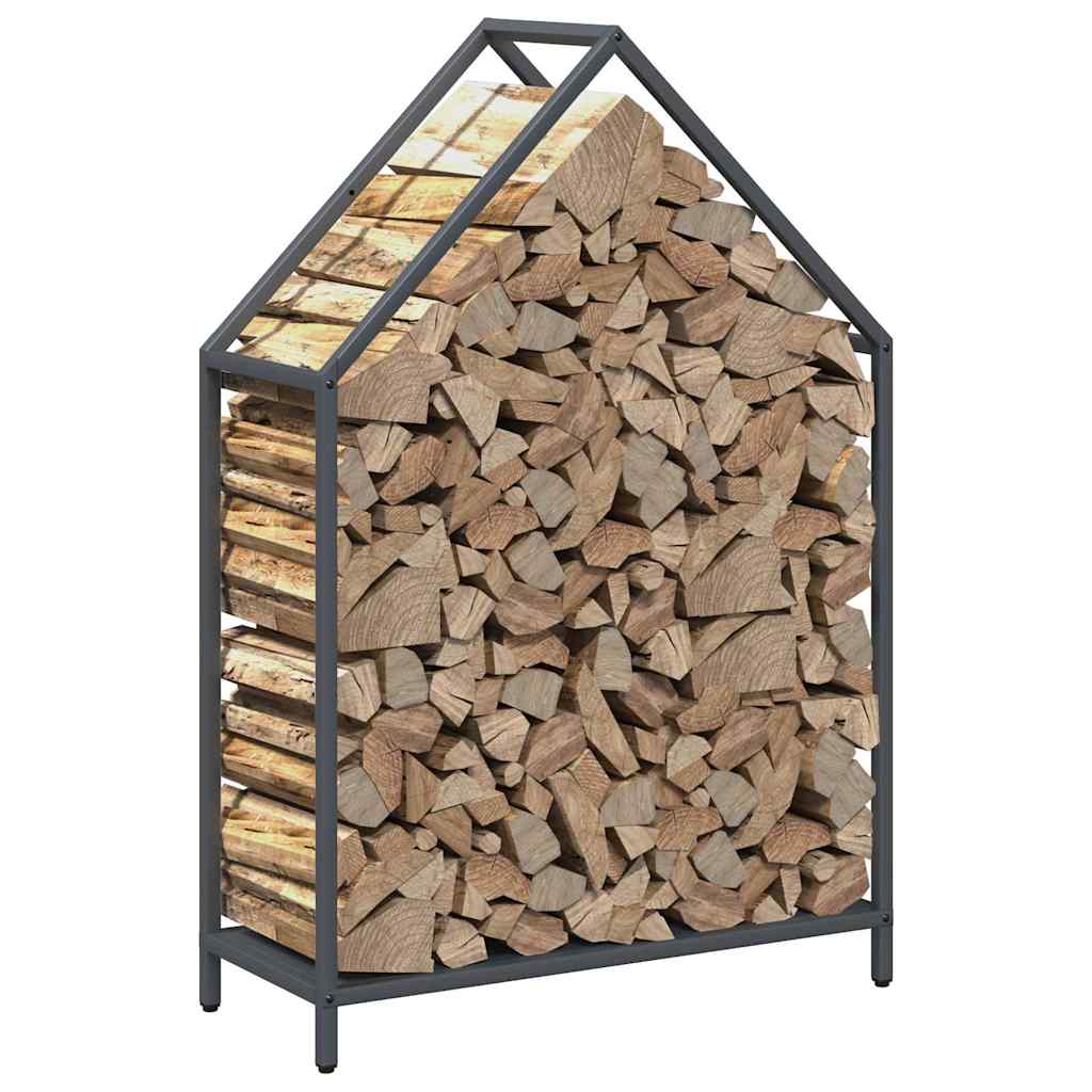 Firewood Rack Anthracite 60x25x90 cm Cold-rolled steel
