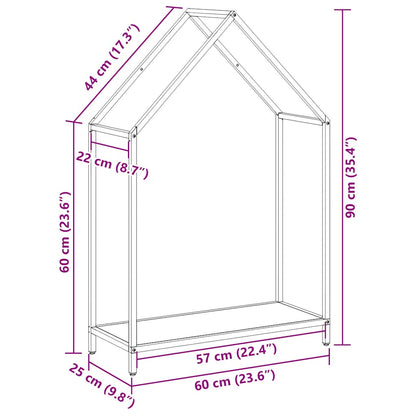 Firewood Rack Olive Green 60x25x90 cm Cold-rolled steel