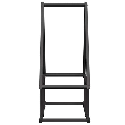 Firewood Rack Black 50x25x60 cm Cold-rolled steel