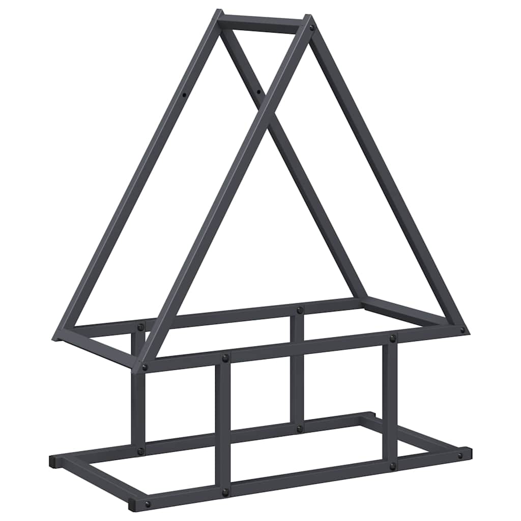 Firewood Rack Anthracite 50x25x60 cm Cold-rolled steel